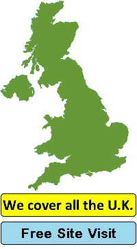 UK Map showing