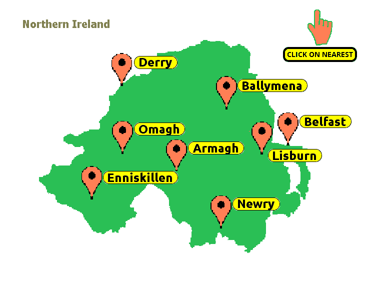 Northern Ireland Map
